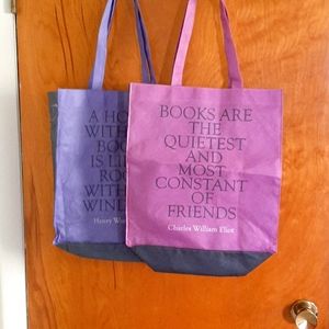 Two tote bags